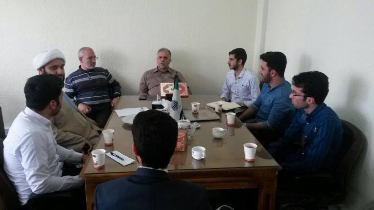 جلسه هماهنگی برنامه ها ، مراسم ماه مبارک رمضان در واحد تهران