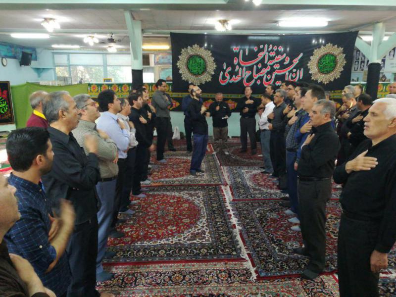 برگزاری مراسم عزای حسینی در دانشگاه (واحد تهران)