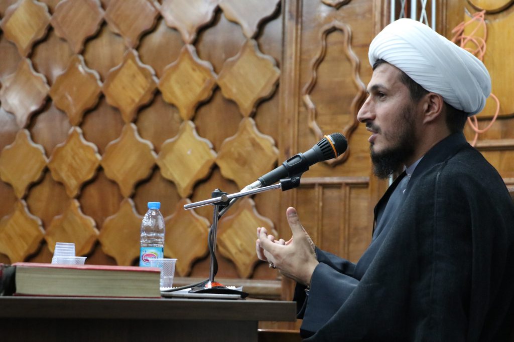 برگزاری جلسه درس رسالت الهی توسط حجت الاسلام و المسلمین بهنام فیاض