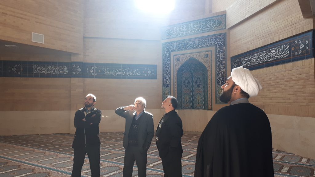 بازدید از روند آماده سازی و تجهیز مسجد جدید دانشگاه (واحد تهران)